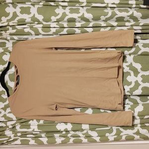 Tan Ralph Lauren Long Sleeved Shirt